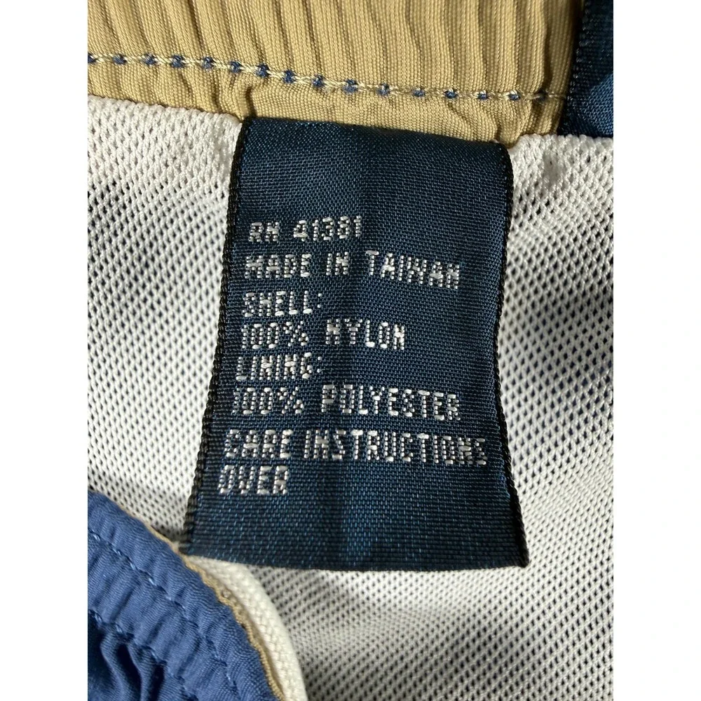 Vintage Polo Ralph Lauren Nylon Swimming Lined Trunks Shorts Navy Mens Size XL